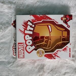 Iron Man Metallic Finish Pop It!